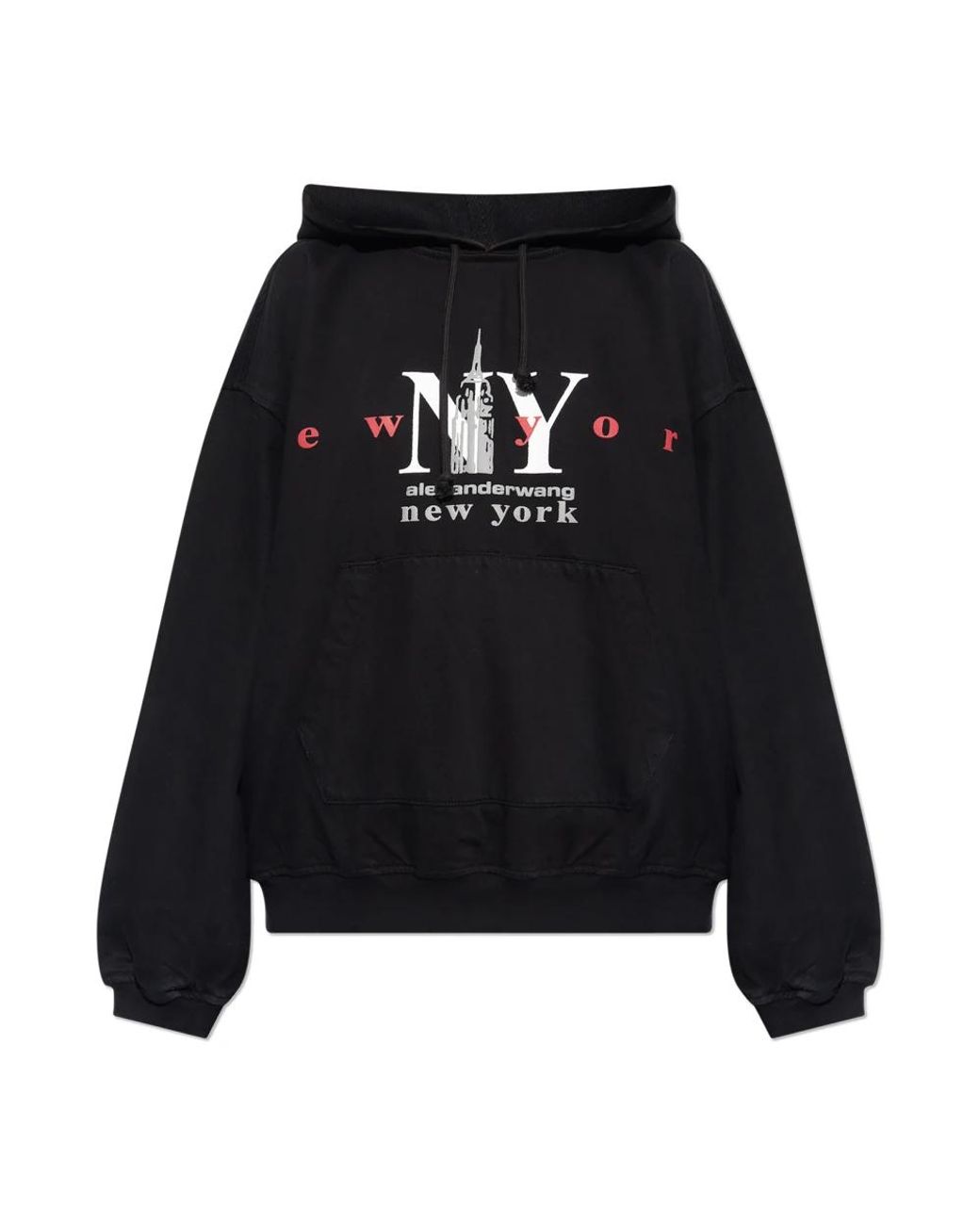 Sudadera Estampada, Mujer, Talla Alexander Wang de color Black