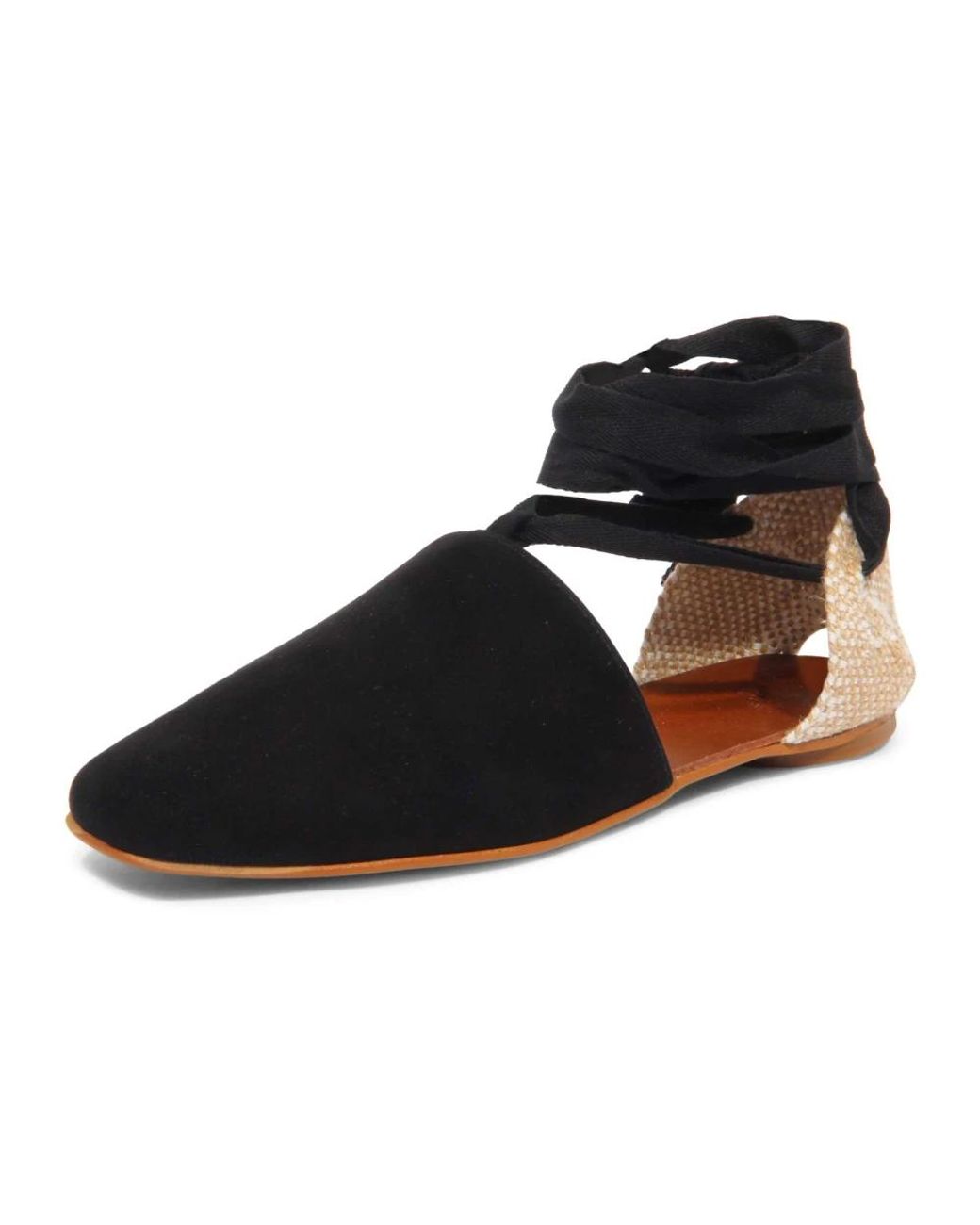 Castaner Black Ballerina Shoes
