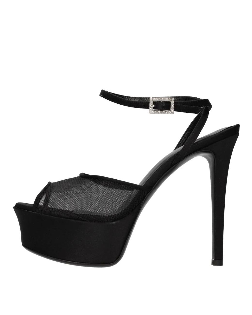 Gedebe Black High Heel Sandals