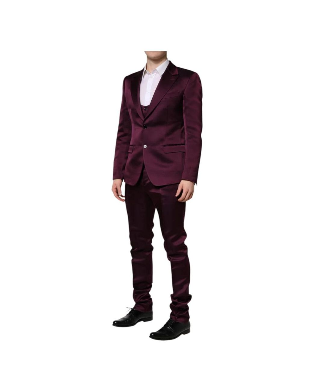 Dolce & Gabbana Red Single Breasted Suits for men