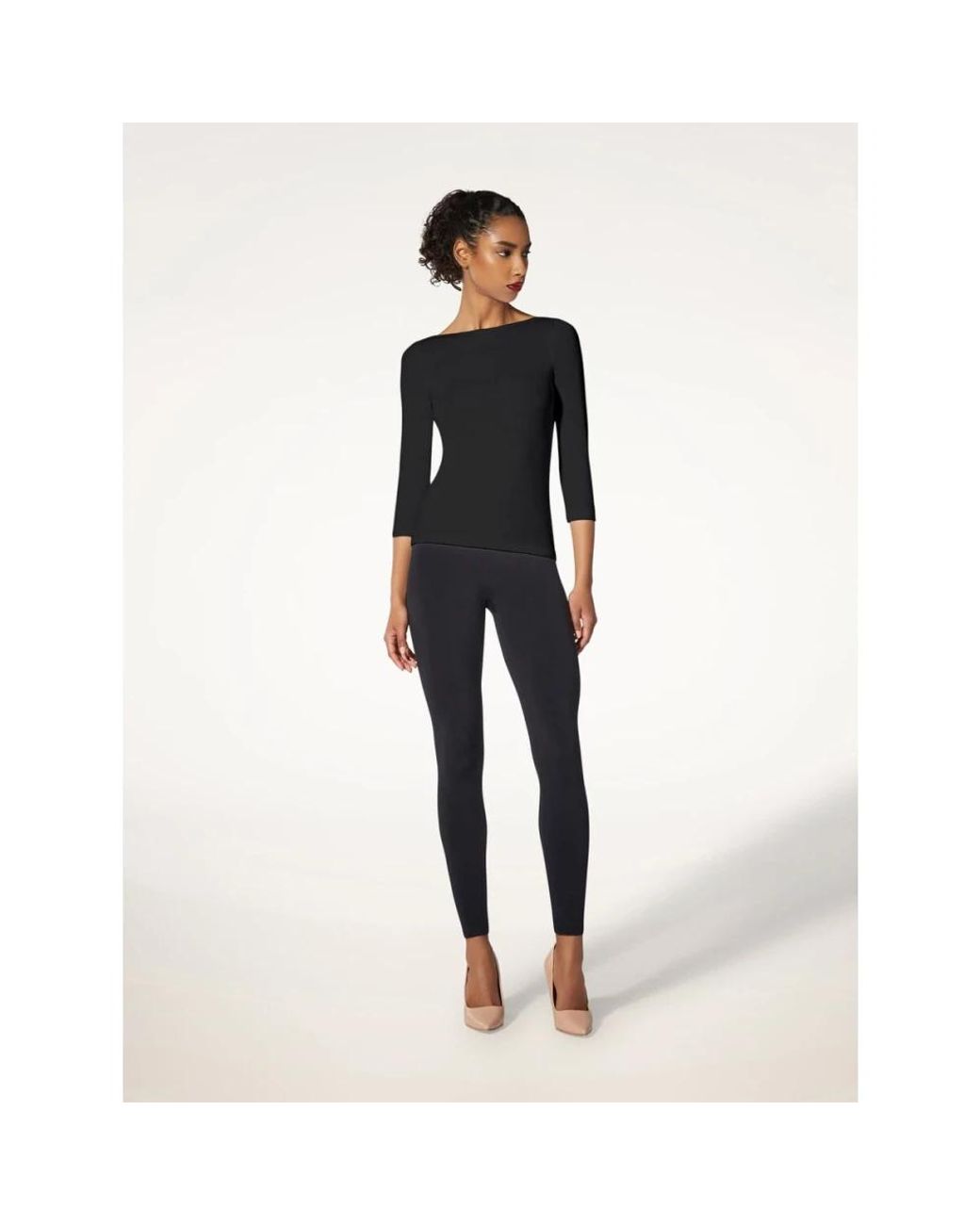 Wolford Black Long Sleeve T-Shirts