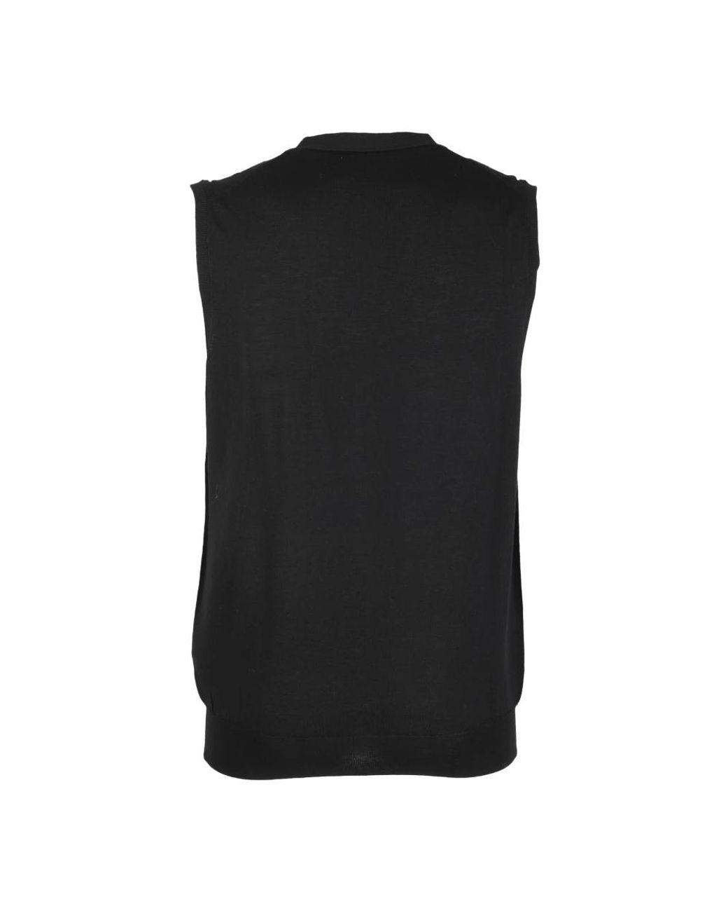 Paolo Pecora Black Waistcoats for men