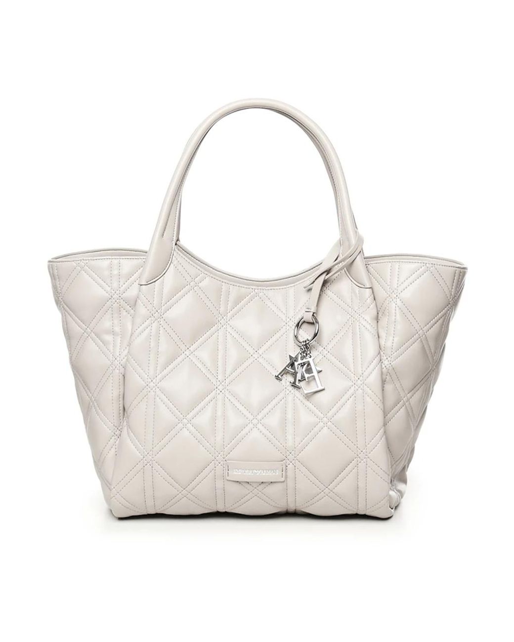 Emporio Armani White Shopping Bags