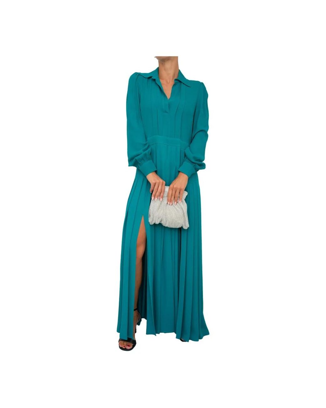 Twinset Blue Maxi Dresses