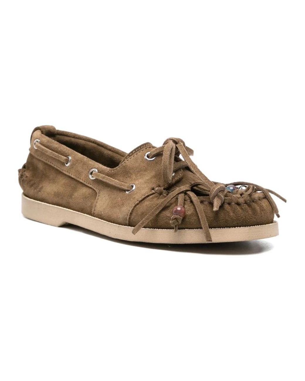 Golden Goose Deluxe Brand Brown Boat Shoes