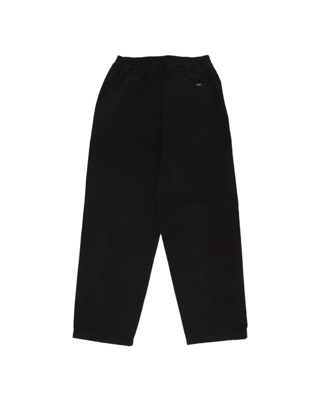 Iuter Black Straight Trousers for men