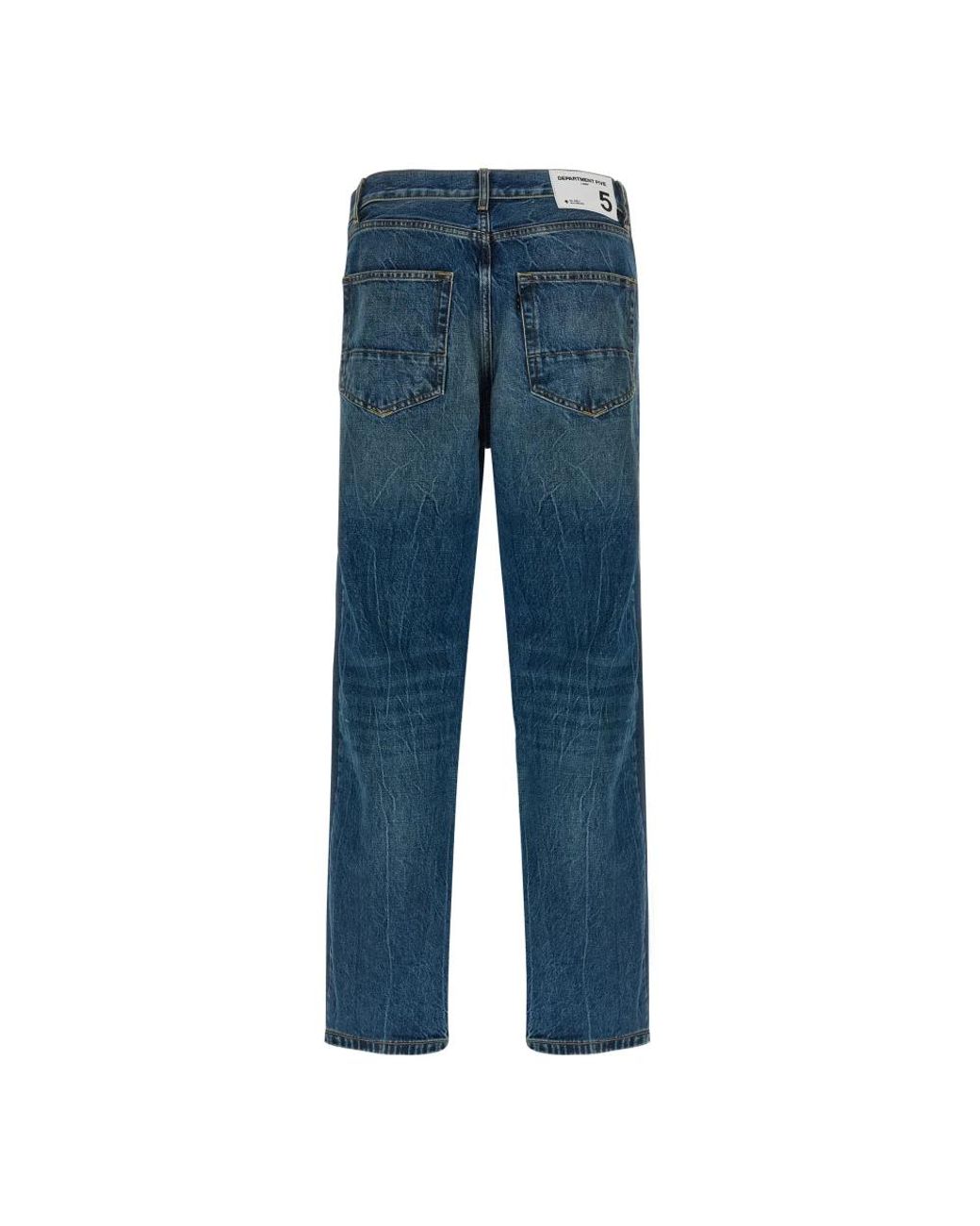 Department 5 Blue Straight Fit Jeans for men