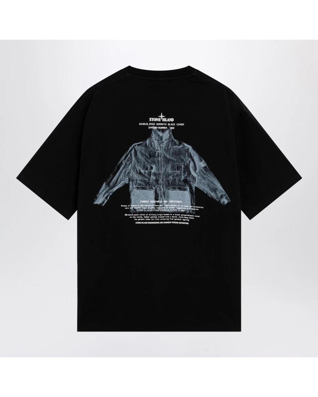 Stone Island Black T-Shirts for men
