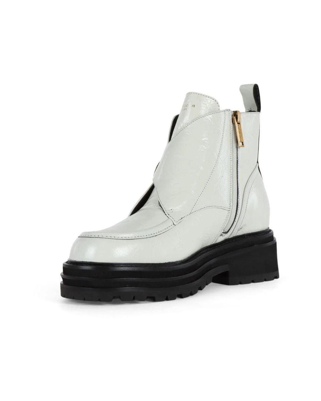 Kurt Geiger White Ankle Boots