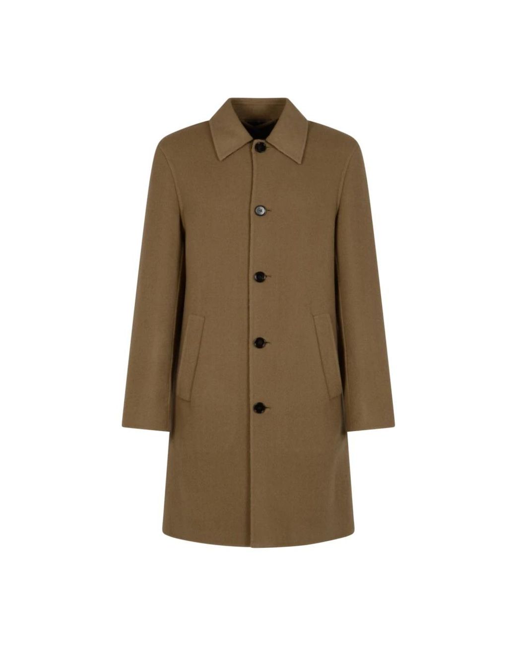 Burberry Green Single-Breasted Coats for men