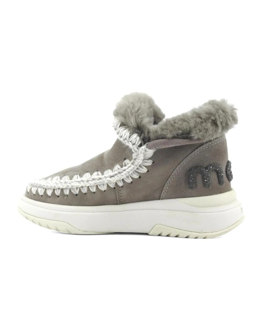 Mou Gray Winter Boots