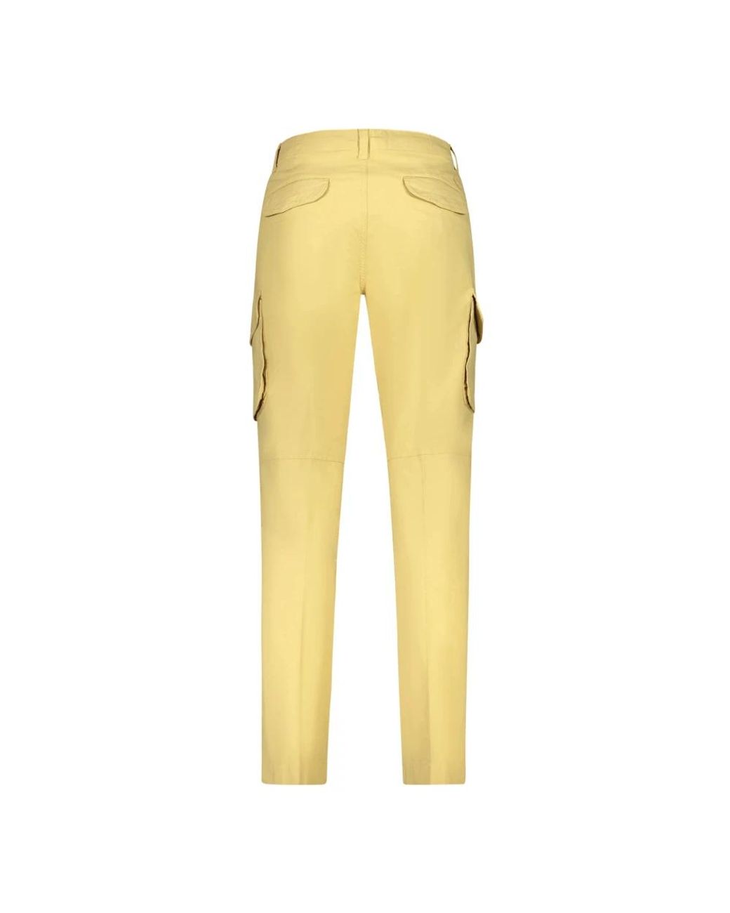 North Sails Yellow Slim-Fit Trousers for men