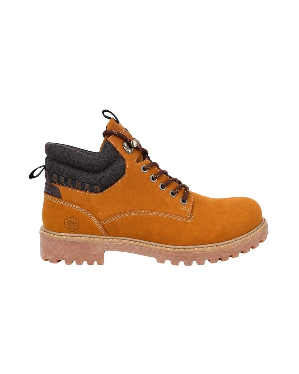 Lumberjack Brown Lace-Up Boots for men