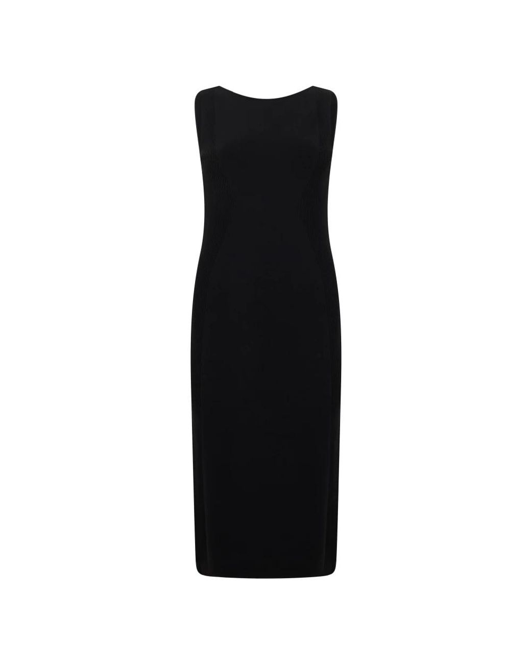 Alberta Ferretti Black Midi Dresses