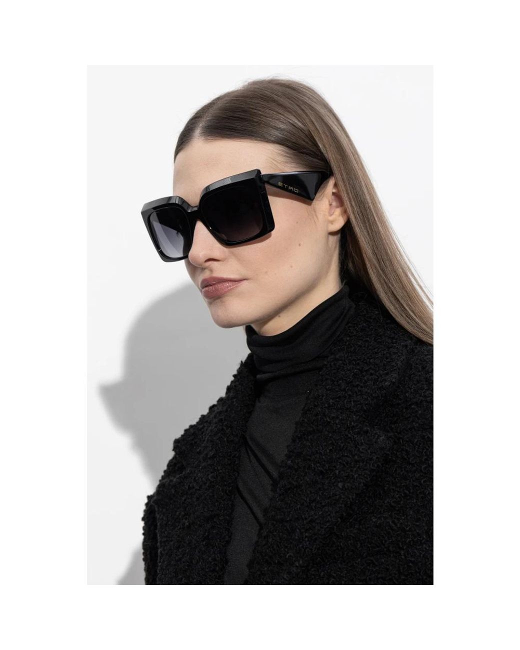 Etro Black Tailoring Sonnenbrille