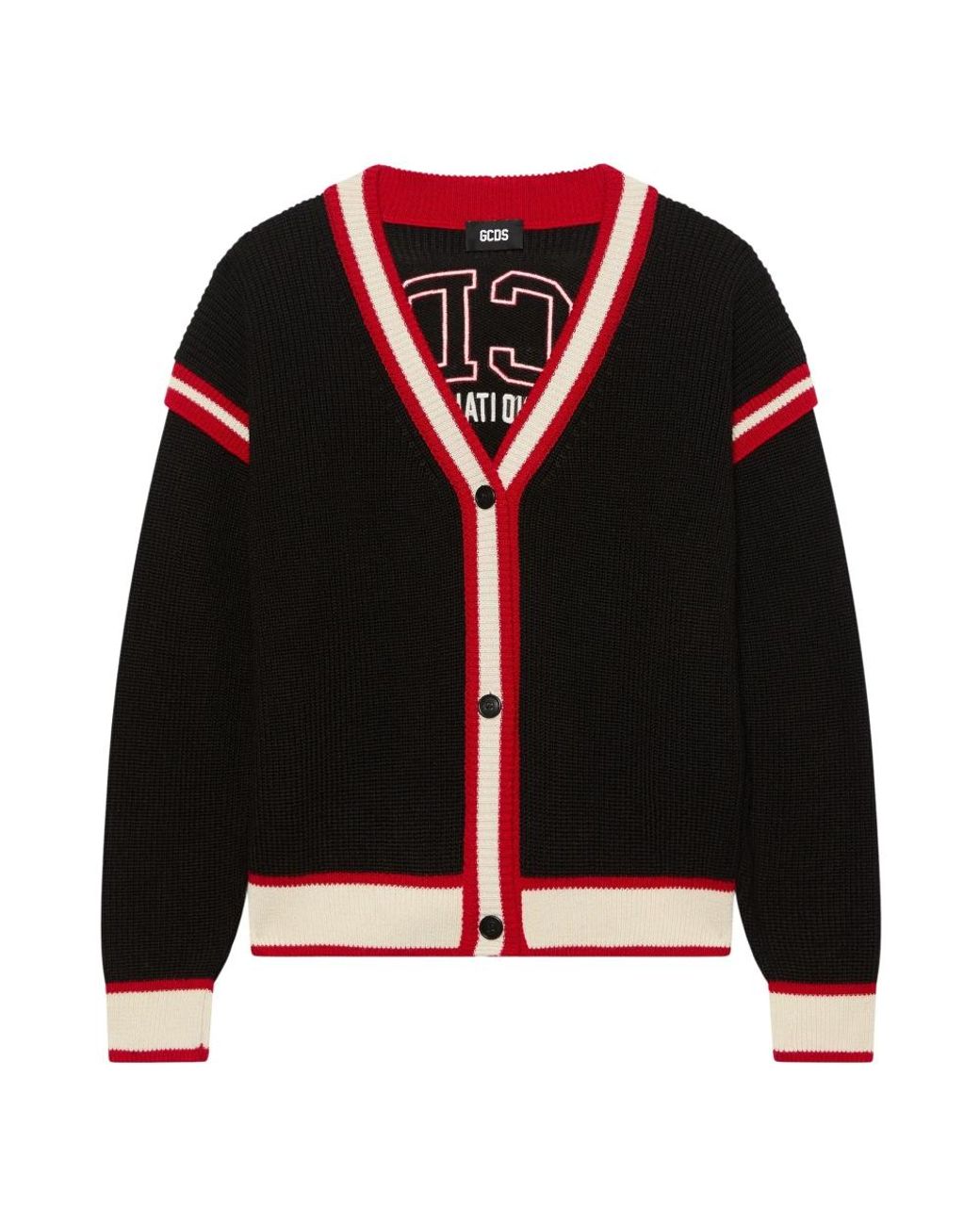 Gcds College Cardigan in het Black