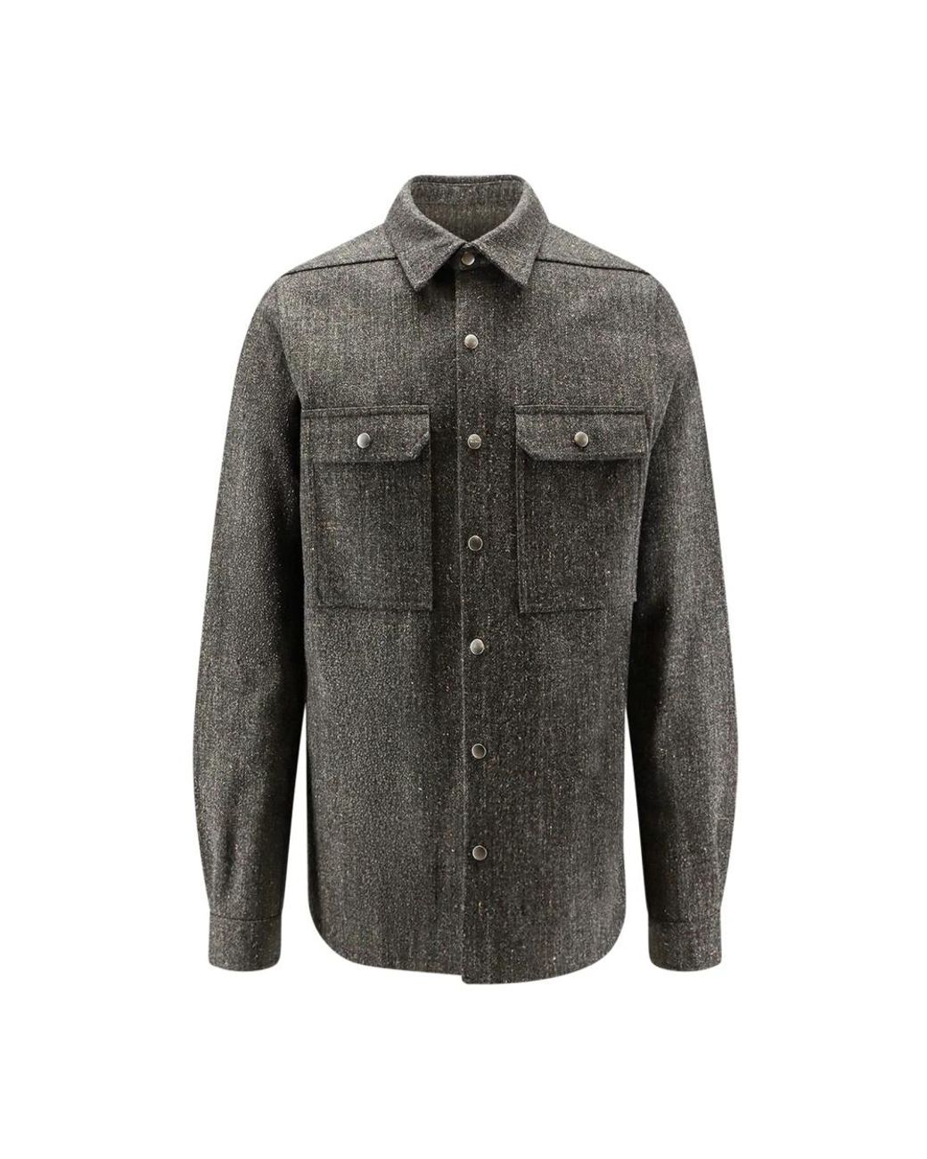Rick Owens Gray Light Jackets for men