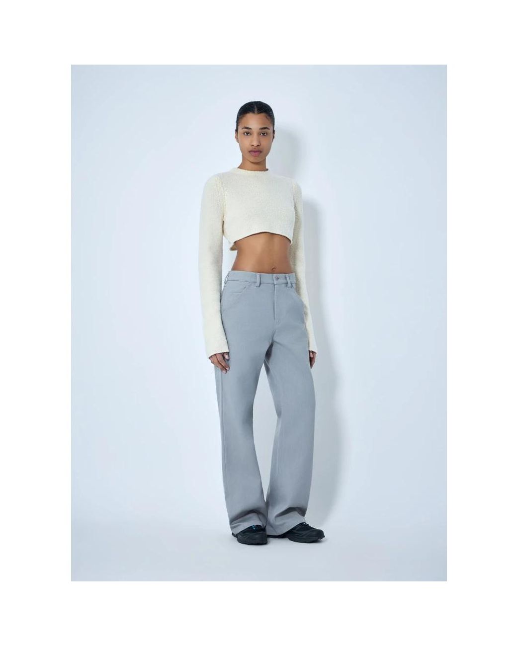 Rier Blue Wide Trousers