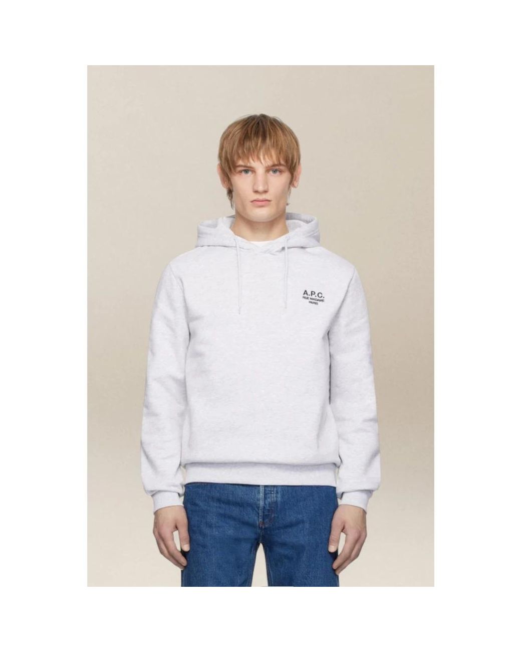 A.P.C. White Hoodies for men