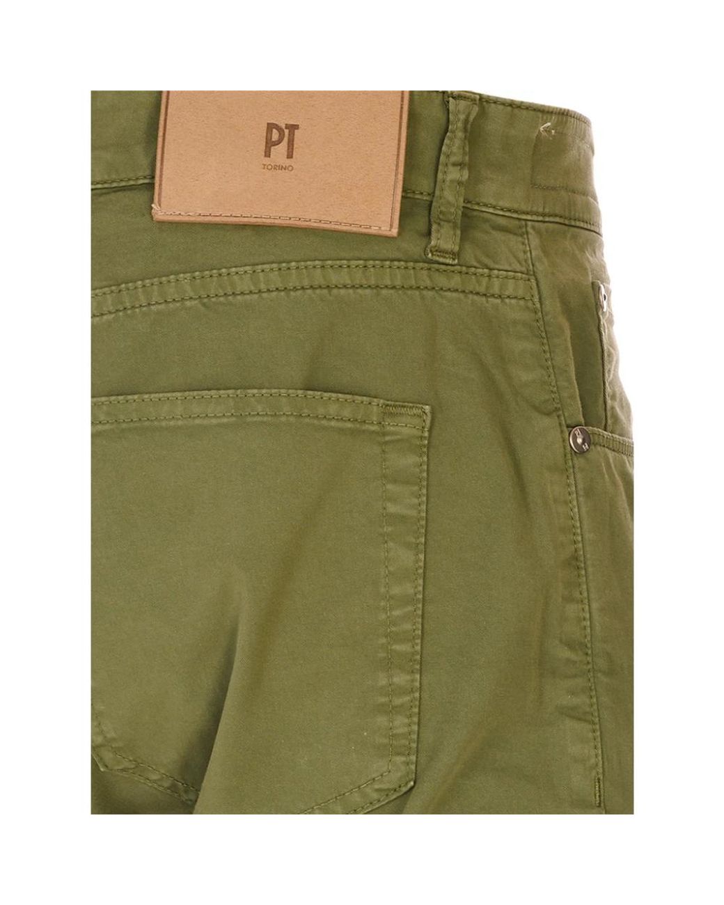 PT Torino Green Slim-Fit Jeans for men
