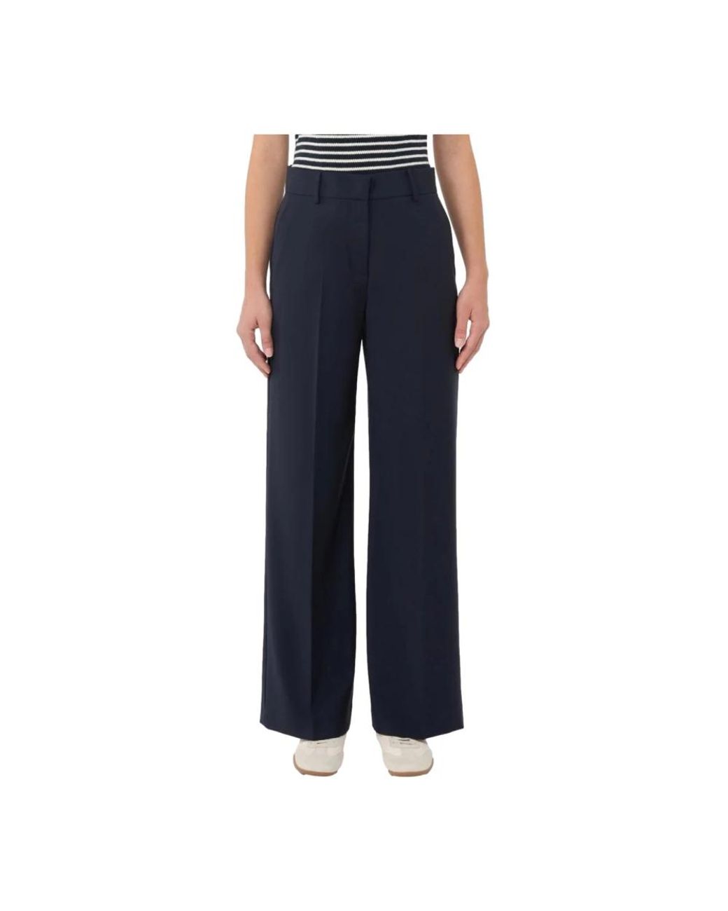 Weekend by Maxmara Blue Wide Trousers