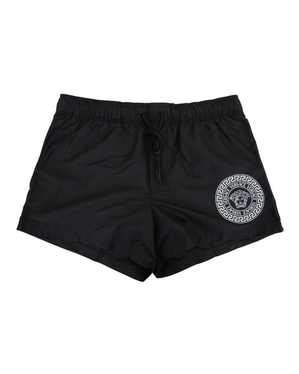 Versace Badmode ,Zwart ,Polyester Boxershort Zwemkleding Met Logo Detail in het Black voor heren