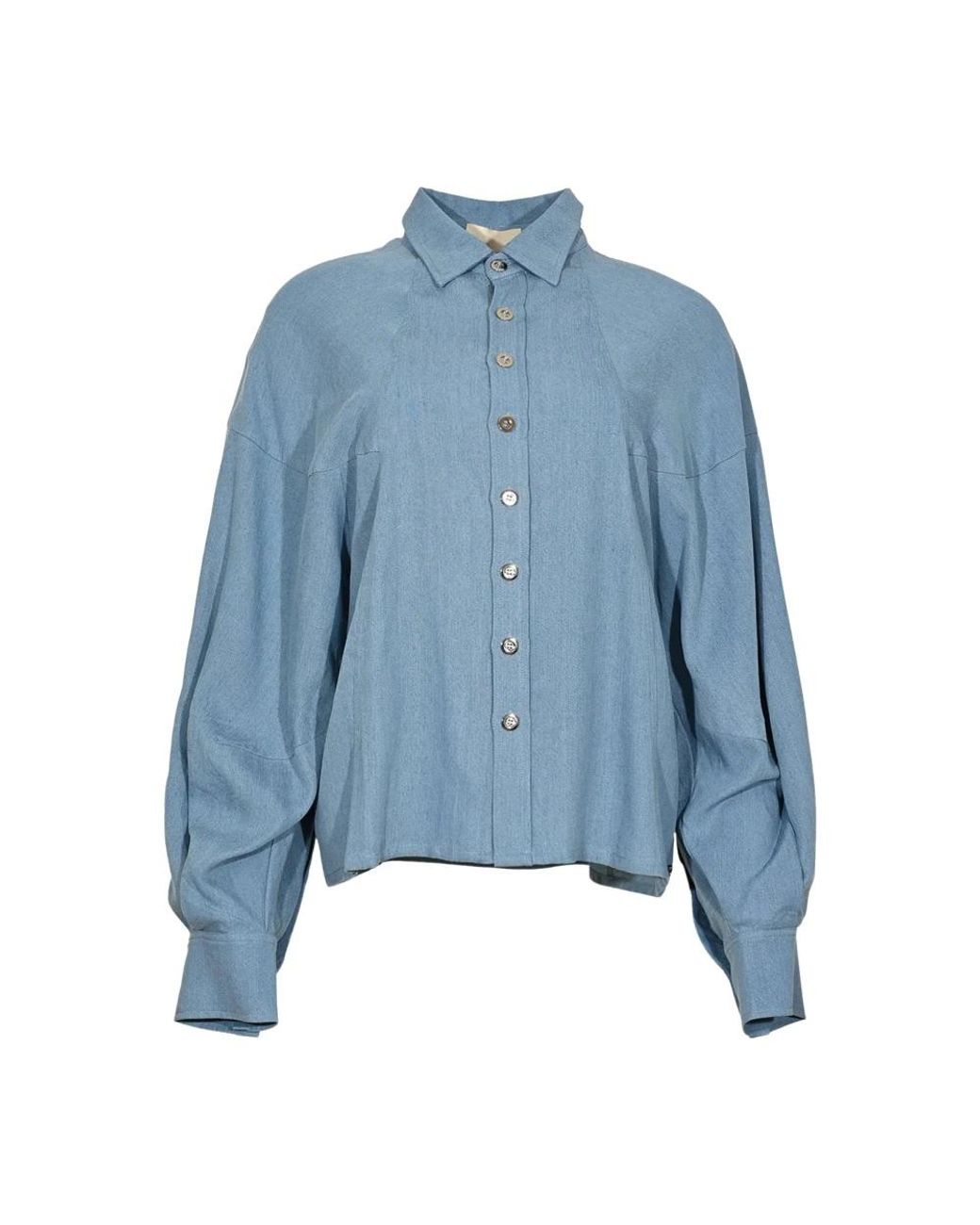 Maicazz Blue Scarlet Bluse