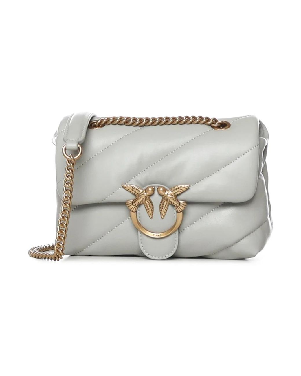 Pinko Gray Shoulder Bags