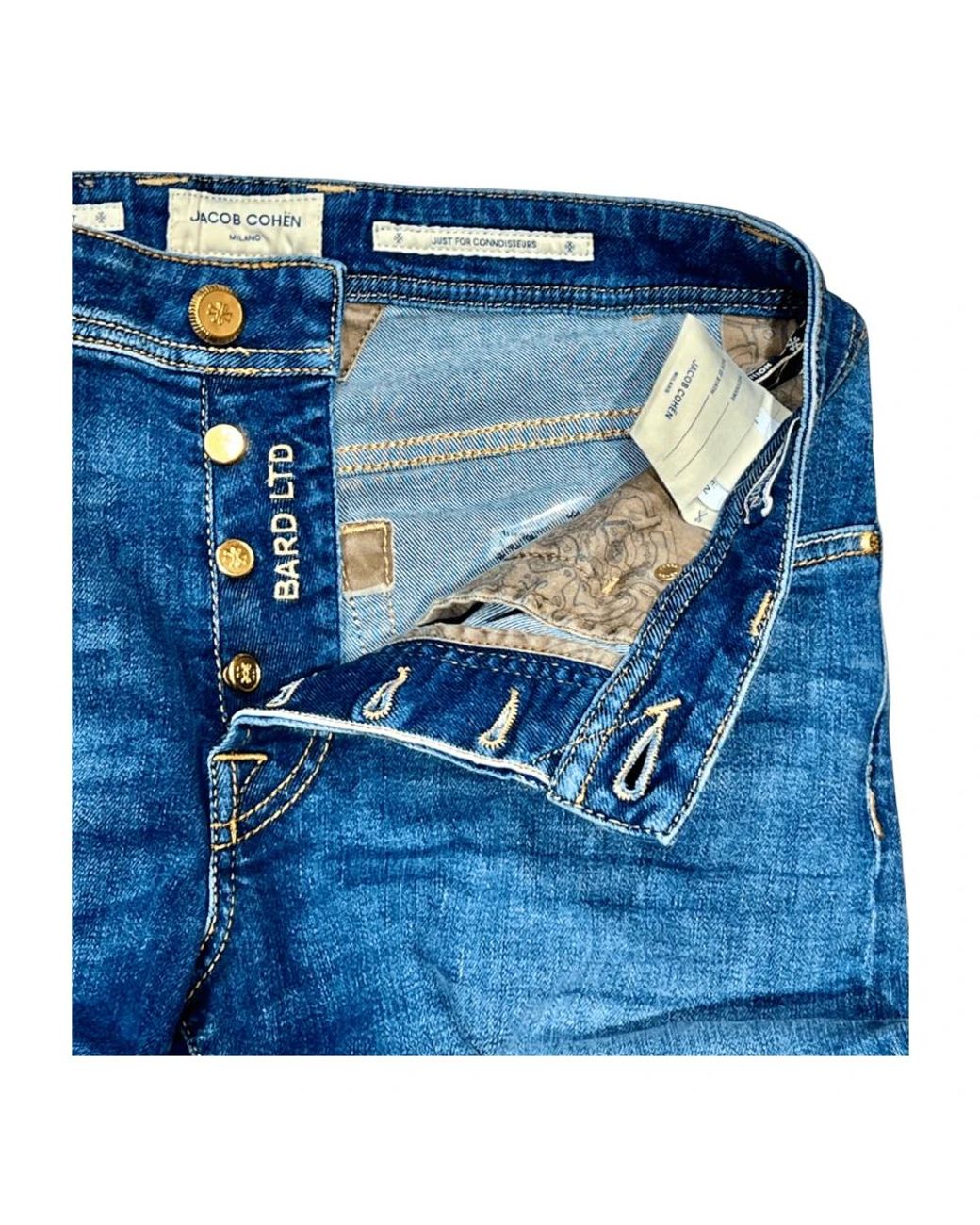 Jacob Cohen Blue Straight Fit Jeans for men