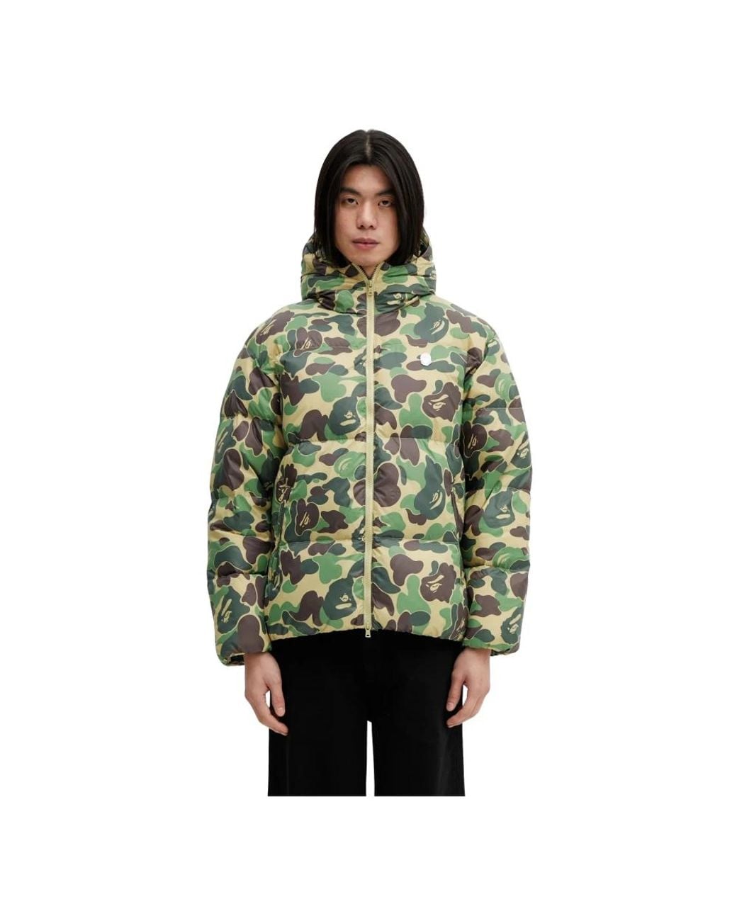 Down Jackets A Bathing Ape de hombre de color Green