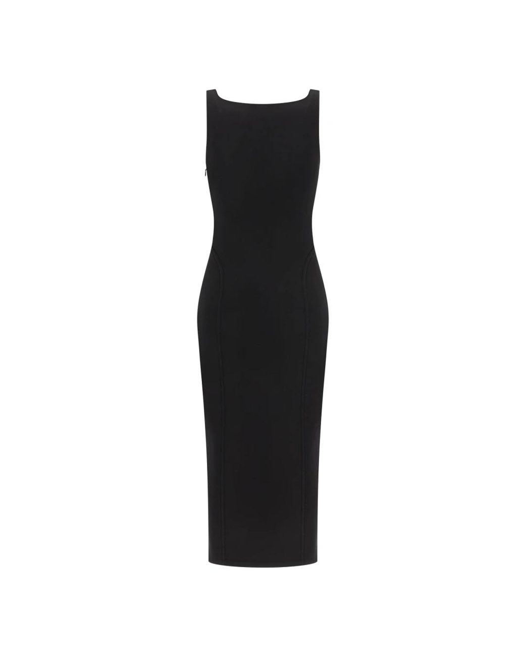 Midi Dresses Alaïa de color Black