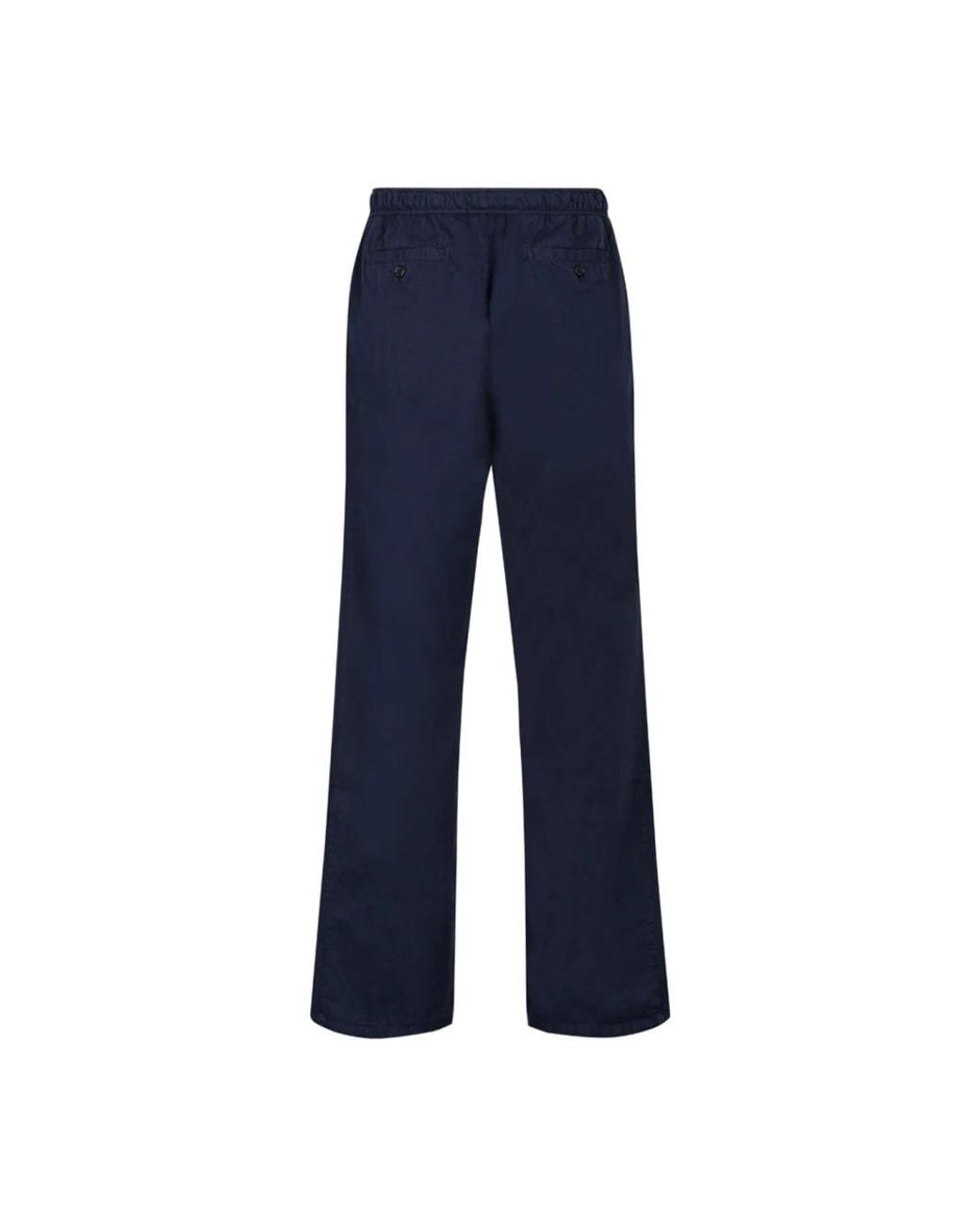 Palm Angels Blue Wide Trousers for men