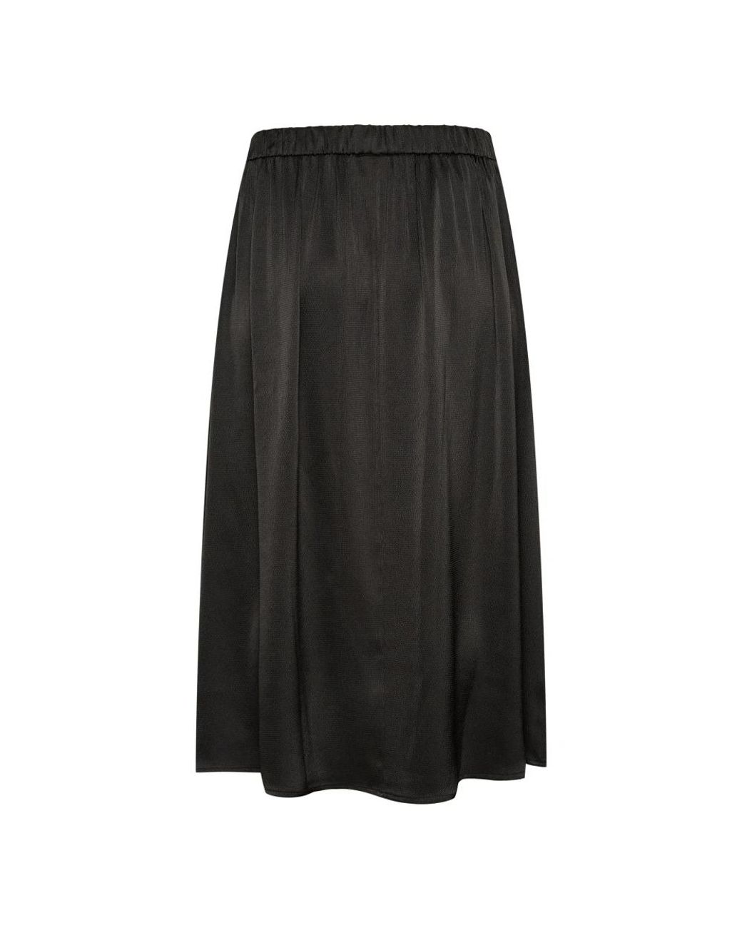 Midi Skirts Kaffe de color Black