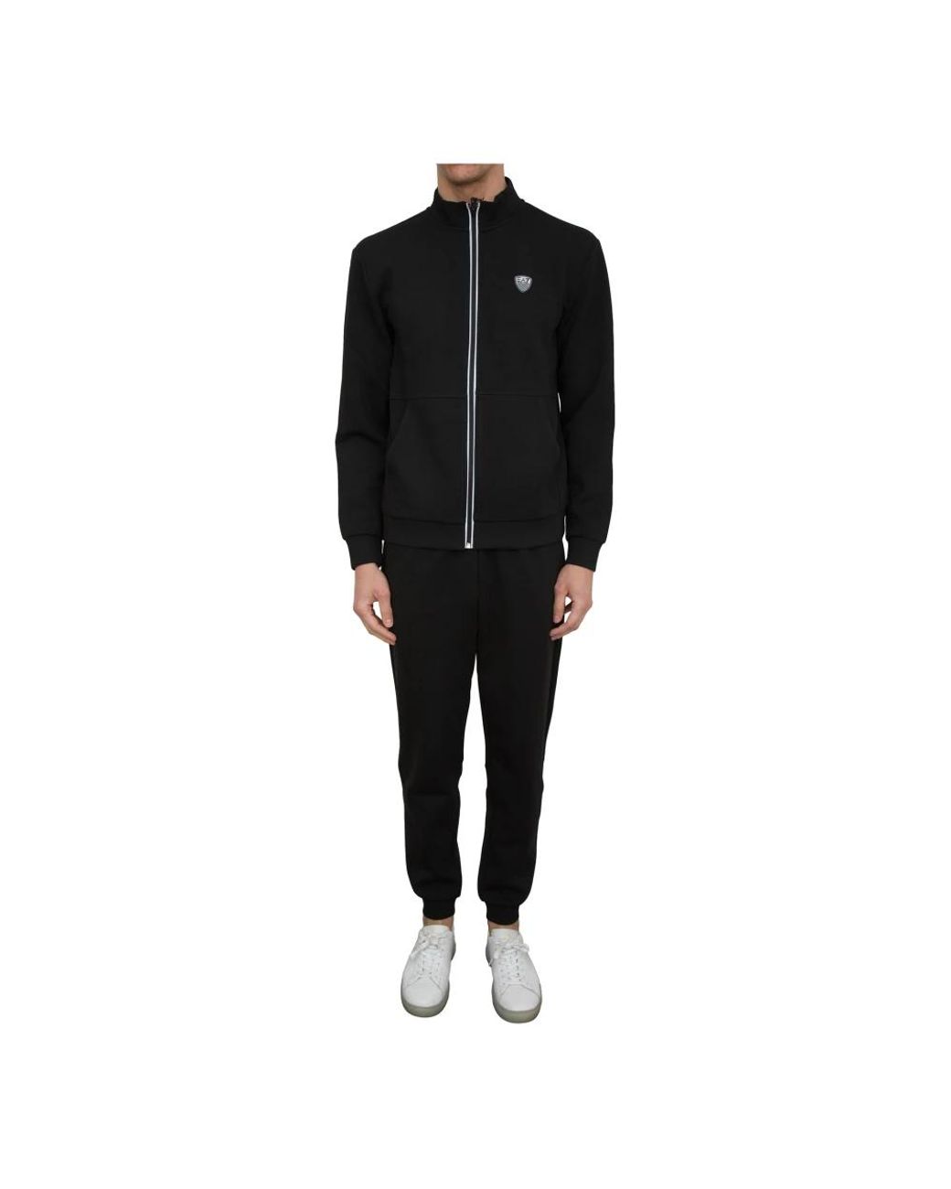 EA7 Fitness ,Zwart ,Polyester Zwart Trainingspak Voor Mannen in het Black voor heren