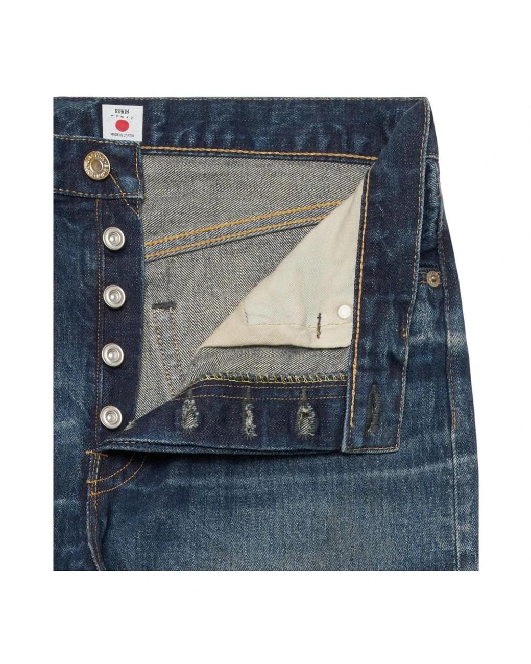Edwin Blue Straight Fit Jeans for men