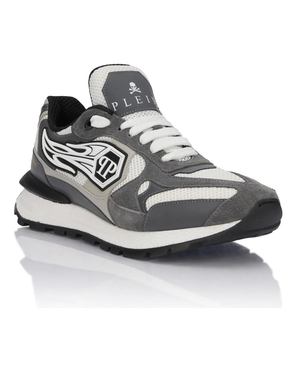 Philipp Plein Gray Sneakers for men