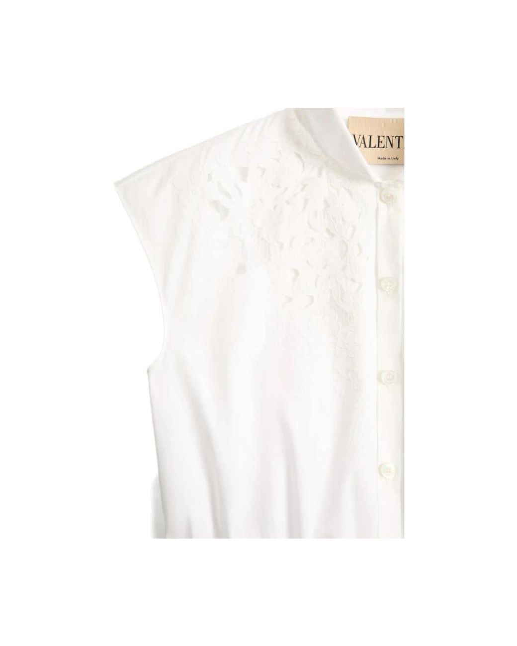 Valentino White Shirt Dresses
