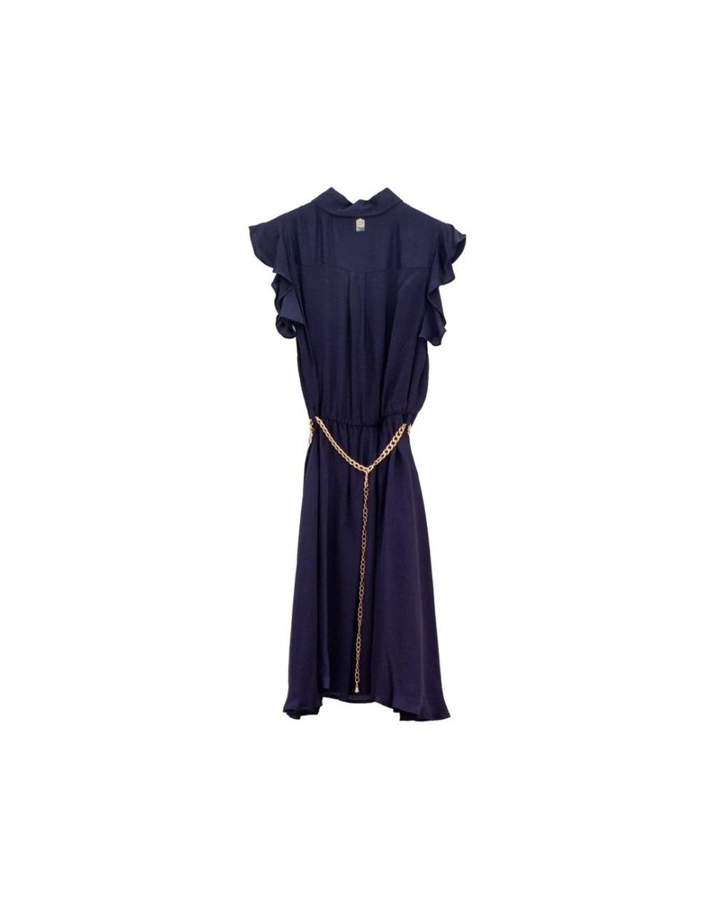 Fracomina Blue Shirt Dresses