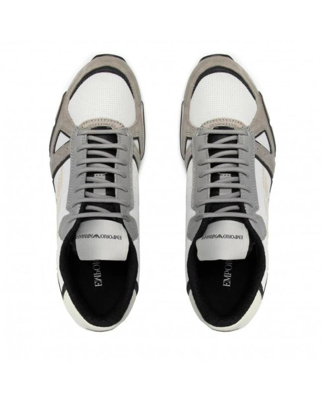 Emporio Armani Gray Shoes for men