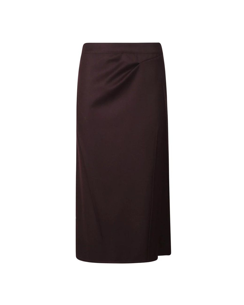 Victoria Beckham Brown Midi Skirts