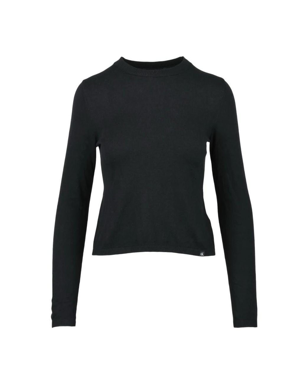 Calvin Klein Black Round-Neck Knitwear