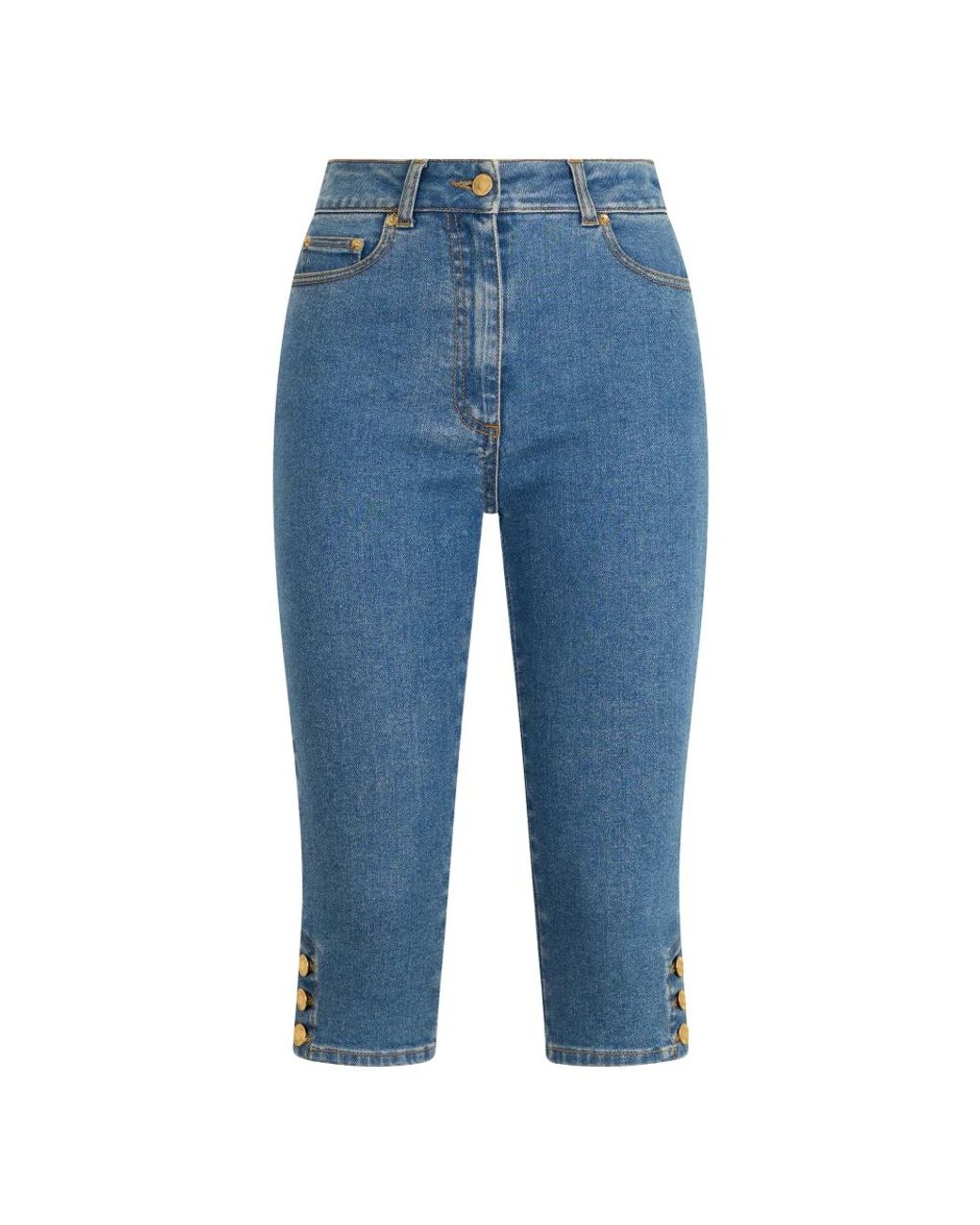 Moschino Blue Cropped Jeans