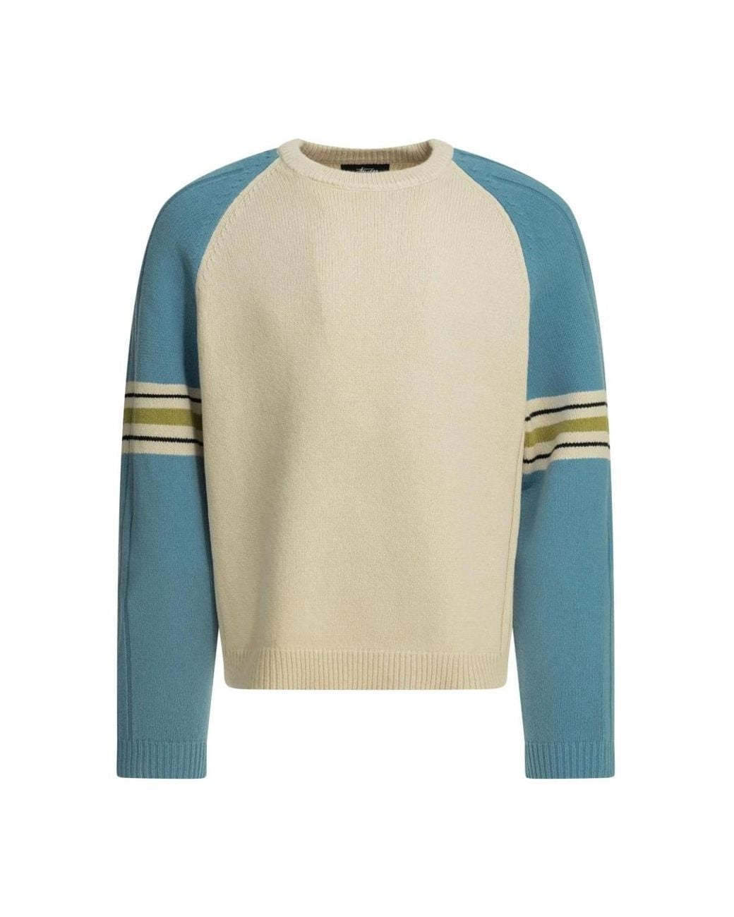 Stussy Blue Round-Neck Knitwear for men