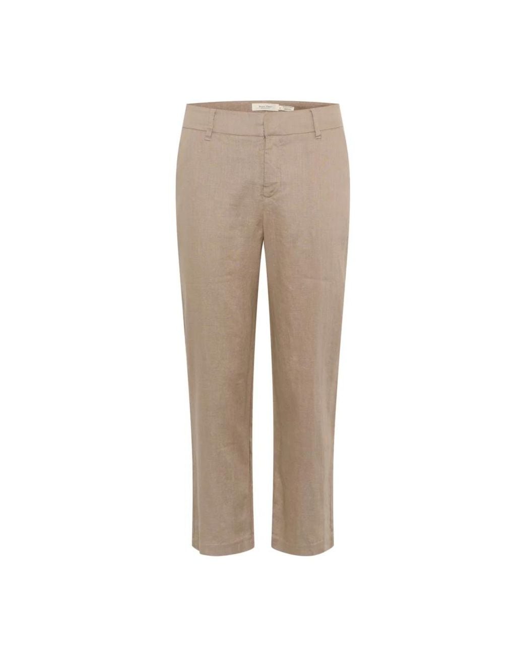 Part Two Cropped Trousers in Natural | Lyst
