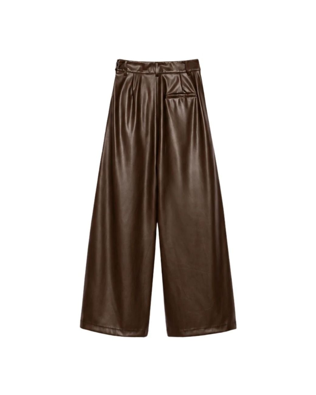 Aniye By Brown Leather Trousers