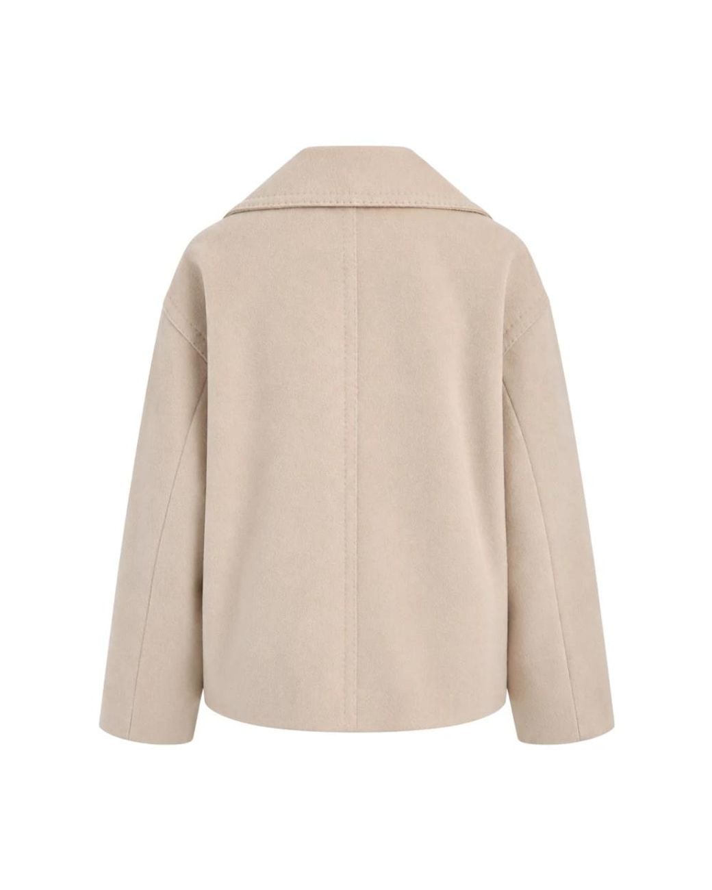 Double-Breasted Coats Max Mara de color Natural
