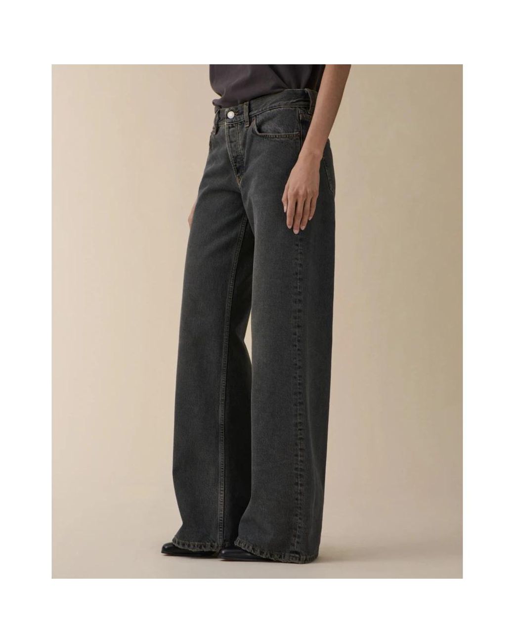 Jeanerica Black Wide Jeans