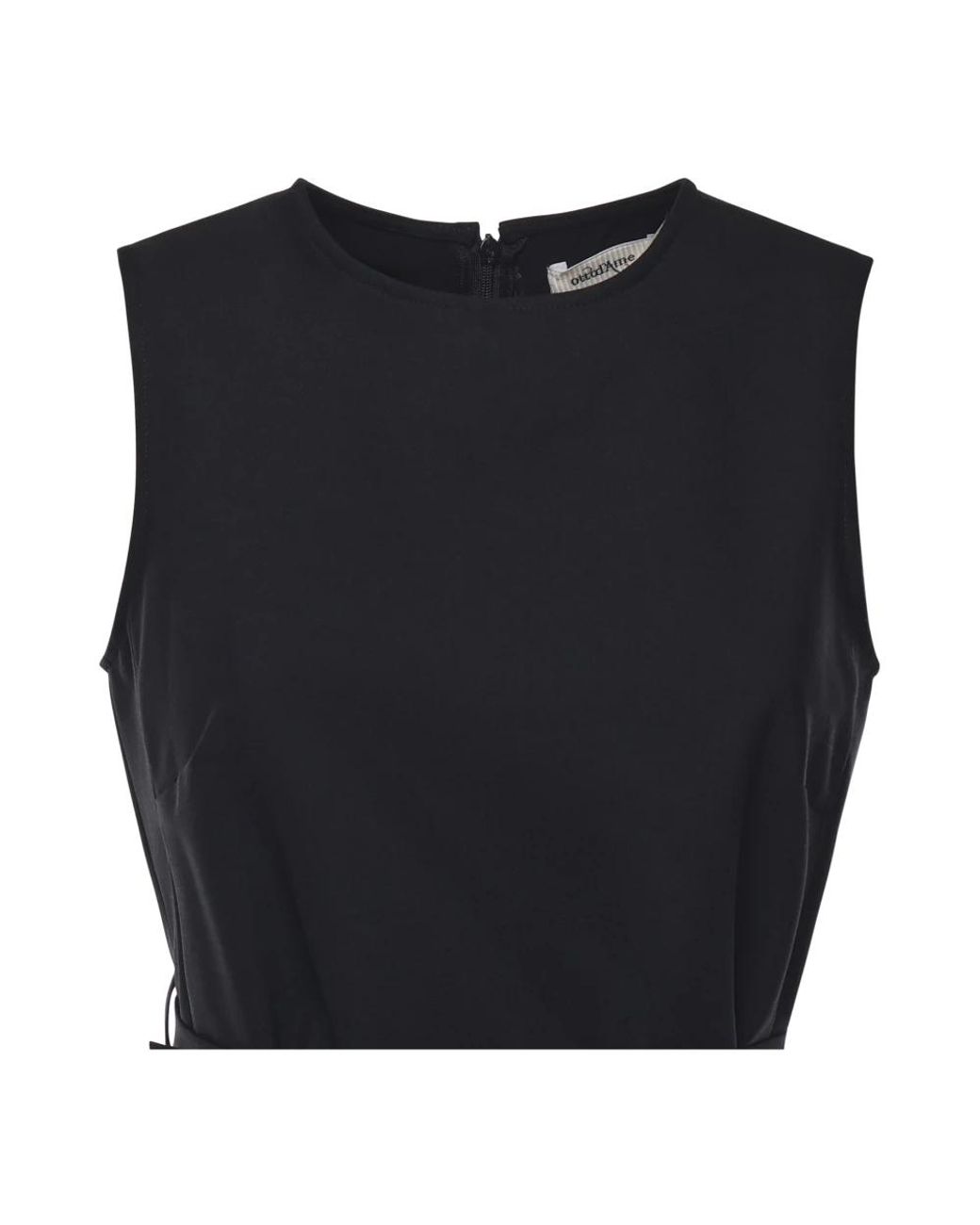 Ottod'Ame Black Sleeveless Tops