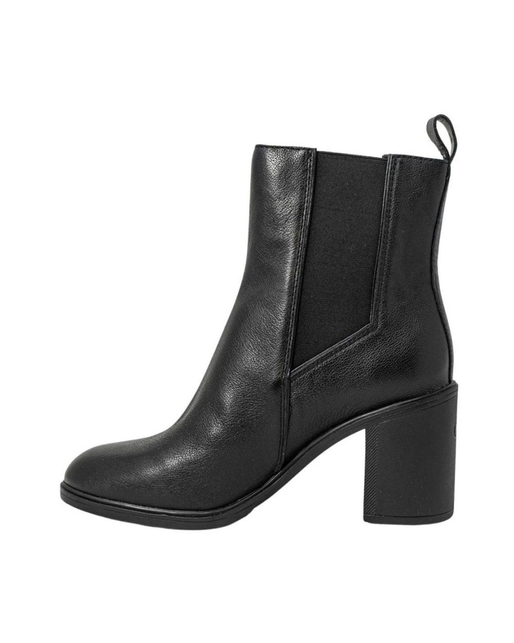 Calvin Klein Black Heeled Boots