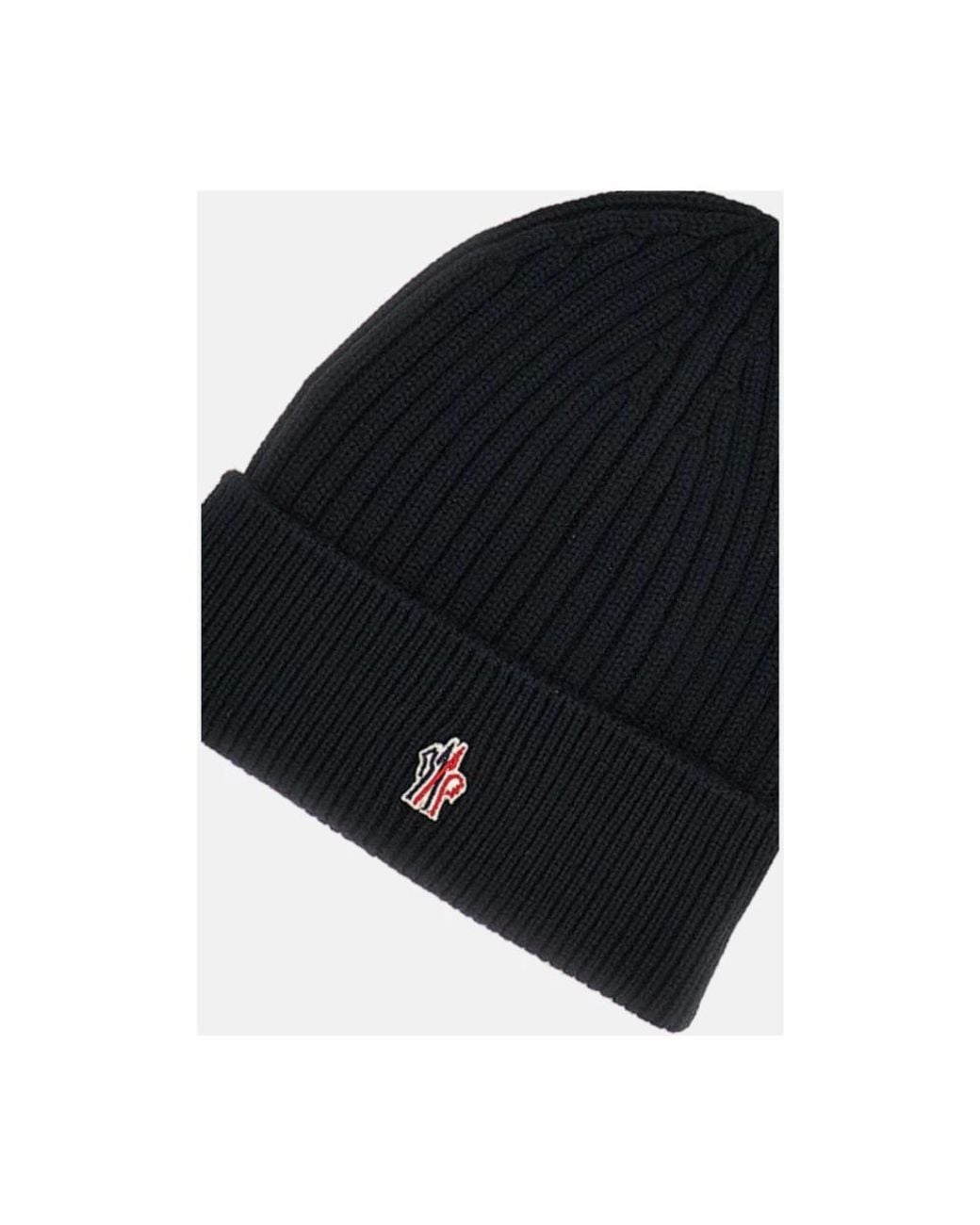 Beanies di Moncler in Black da Uomo